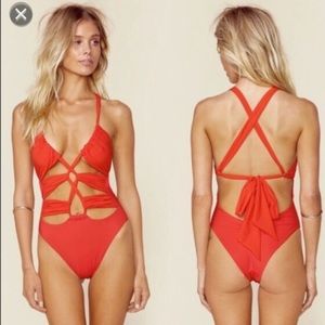 Planet Blue One Piece Swimsuit